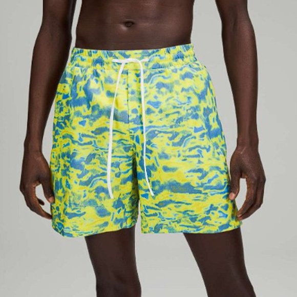 Lululemon | Swim Channel Cross Shorts Pool Trunks 7" Inseam Chroma Clash - Picture 1 of 6